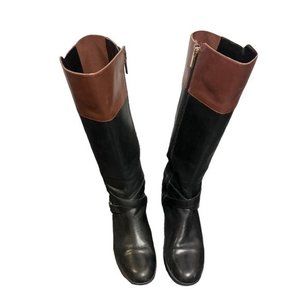 Bandolino black brown riding boots - 9.5